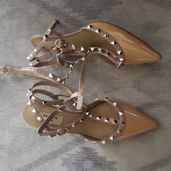 Kaitlyn pan rockstud heels size 8.5 - Picture 1 of 10